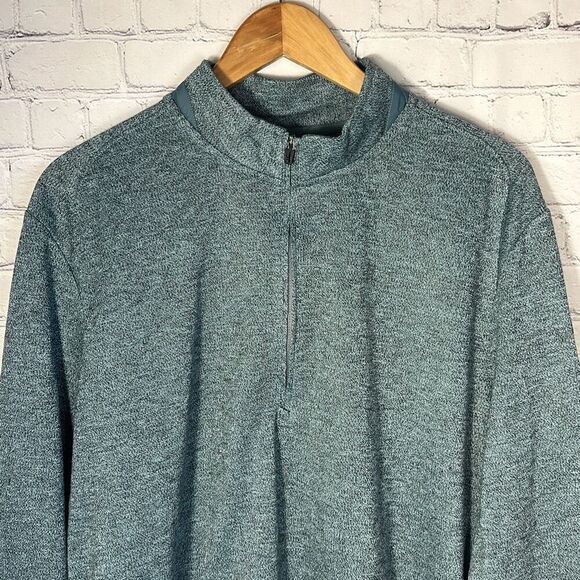 Johnnie-O Reflex Fleece Performance 1/4 Zip Pullover Juniper Size XL - Picture 2 of 10
